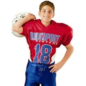  Youth Side Insert Football Jersey   Large COLUMBIA BLUE   Equipment 