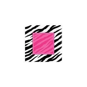  Zebra Pink Party 7 Inch Plates