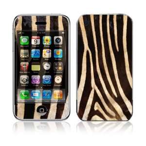   iPhone 3G Decal Vinyl Sticker Skin   Zebra Print 