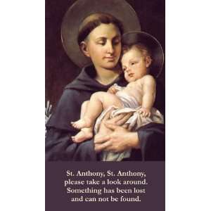  St. Anthony Lost Object Laminate Card Prayer Card 