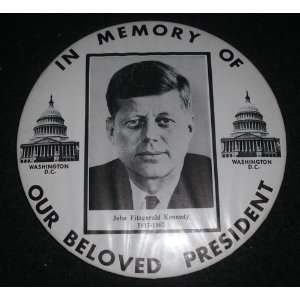 IN MEMORY OF OUR BELOVED PRESIDENT JOHN F KENNEDY JFK 9 RARE JUMBO 
