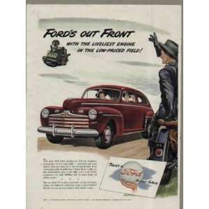   Liveliest Engine in the Low Priced Field  1946 Ford Ad, A3305