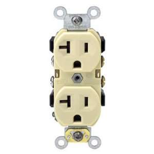 Discount Leviton S01 0br20 0is Commercial Duplex Electrical Outlet, 20 