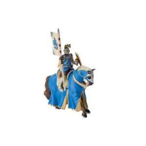  Bullyland Pacing Tournament Horse in Blue Drape Toys 