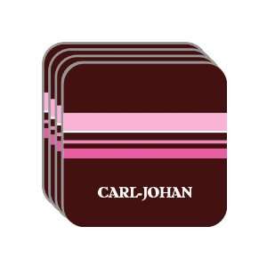  Personal Name Gift   CARL JOHAN Set of 4 Mini Mousepad 