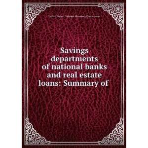  Savings departments of national banks and real estate 
