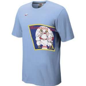 Minnesota Twins Blue Nike Cooperstown Up In The Zone Tee  