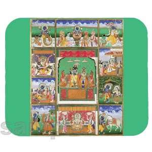  Ten Avatars of Vishnu Mouse Pad 