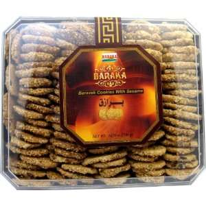 Baraka Barazek Cookies Topped with Sesame and Pistachio 24.7 Oz 