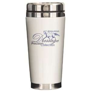  Dressage Horse Pets Ceramic Travel Mug by  