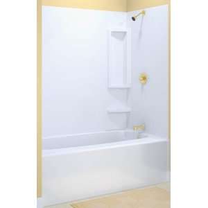    ASB TW35013A Accent Tub Wall, White, 5 Piece