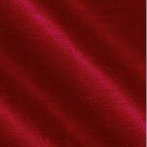  54 Wide Dupioni Silk Fabric Iridescent Christmas Red By 