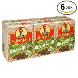 Sun Maid California Organic Raisins, 1.5 Ounce box (Pack of 36)