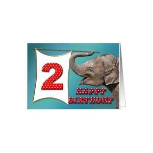  Baby Elephant card for a 2 year old Card Toys & Games