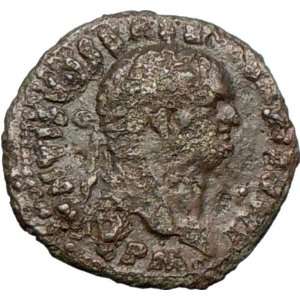  TITUS 79AD Authentic Ancient Roman Coin Venus w helmet and 
