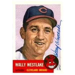  Wally Westlake Autographed/Hand Signed 1953 Topps Archive 