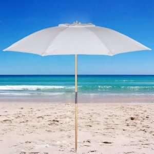  7.5.Acrylic Fiberglass Beach Umbrella   Market Style w 