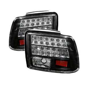  Ford Mustang 99 04 LED Tail Lights   Black Automotive