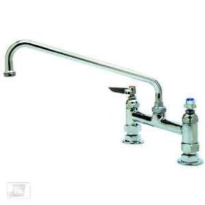  T & S Brass B 0221 8 Deck Mounted Swivel Mixing Faucet 