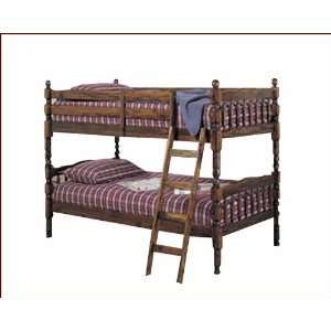  Acme Furniture Twin over Twin Bunk Bed in Walnut AC02300 