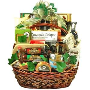 Group Therapy   Premium Gourmet Food Gift Basket   Meat, Cheese, Nuts 