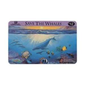   Card $12. Save The Whales   USA & Canada (Plastic) 