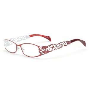  Model 0917 prescription eyeglasses (Red/White) Health 