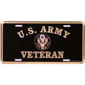  US Army Veteran License Plate Automotive