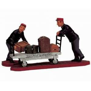   Village Collection Baggage Handlers Figurines #12508