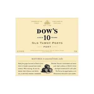  2010 Dow Porto Tawny 10 Year Old 750ml Grocery & Gourmet 