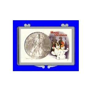   Cased   Snowmen   Choice .999 1 Troy Oz   American Eagle Silver Dollar