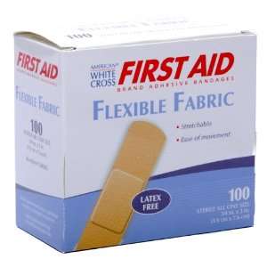  Bandaid Economy Flexible Fabric 3/4x3 100/box Health 