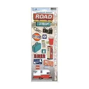  Paper House Road Trip Cardstock Stickers; 4 Items/Order 