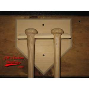  Homeplate Baseball Bat Display   Double