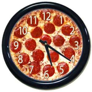  Pepperoni Pizza Clock
