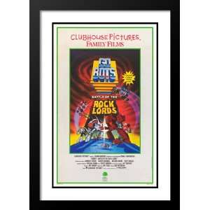  GoBots Battle of Rock Lords 32x45 Framed and Double Matted 
