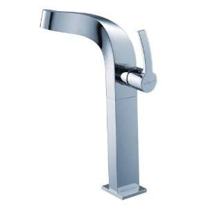 KRAUS KEF 15100 PU 10CH Typhon Single Lever Vessel Faucet with Pop Up 