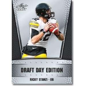  2011 Leaf NFL Draft Day Edition BLACK #15 Ricky Stanzi RC 