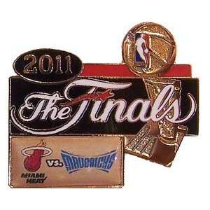  2011 NBA Finals Heat vs Mavericks Dueling Pin Sports 