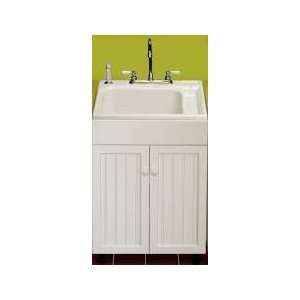  AS&B 111024 Utility Sink with Cabinet Kit and Faucet