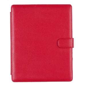 Genuine Leather Case for Apple iPad (Original iPad)   Red 