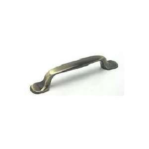 Cabinet Pull, Euro Moderno, Brushed Antique Brass