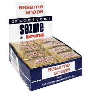 Sezme Sesame Snaps, 1.4 oz, 24 ct  Grocery & Gourmet Food