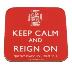 Keep Calm and Reign On with Official Logo   The Queens Diamond 