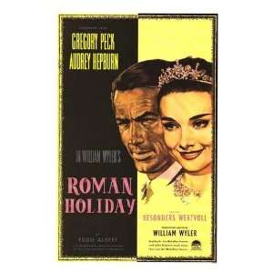 Roman Holiday Movie Poster, 11 x 17 (1953) 