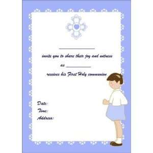  Baby Boys First Holy Communion Invitations Baby