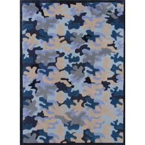  Blue Camo Rug Baby