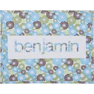  Personalized Keepsake Baby Quilt Blue Baby