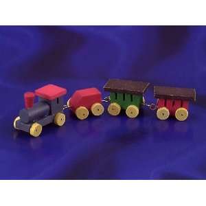  Dollhouse Miniature Train Set 
