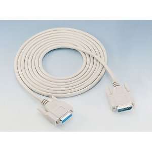  DB15 M/M Serial Cable, 6ft Electronics